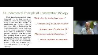 Workshop: How do we decide the value of a species?