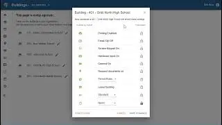 SchoolTRAK Admin Panel: Buildings Overview