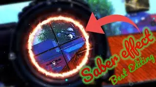 PUBG MONTAGE SABER SCOPE EFFECT || LOVELY || PUBG MONTAGE ||  CHAURSIYA GAMING #baroodgaming