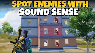 Spot enemies with sound sense in bgmi | bgmi sound settings | bgmi sound sense guide 