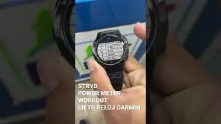 STRYD POWER METER WORKOUT EN TU RELOJ GARMIN
