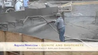 Shotcrete and Gunite Swimming Pool Walls