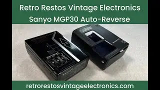 Sanyo MGP30 Auto-Reverse Cassette Player with EQ and Case. 1980s Walkman