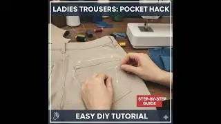 Pant Me Pocket Lagane ka ईजी तरीका ||ladies Pants Me Pocket kaise lgate H|Sewing Trick And Trick