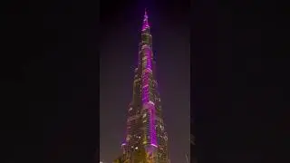 Mia Khalifa light show in dubai