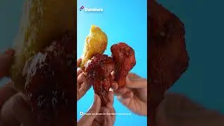 #GoChickenCrazy with Domino's Grilled Chicken Wings!