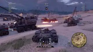 Crossout Reaper minigun with two  legendary shotguns Parser