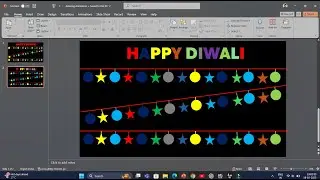 Happy Diwali Presentation in PowerPoint 🎇 | Light Blinking Effect Animation Tutorial