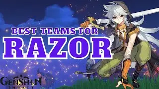 BEST TEAMS FOR RAZOR (Genshin Impact)