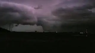 Wall cloud and tornado sirens near Wellington, KS 5/5/19
