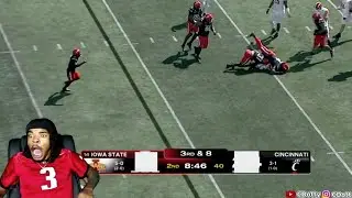 HELP HIM UP!!!! Cincinnati vs #14 Iowa State College Football Week 6 (reaction)