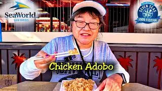 Chicken Adobo at Philippines Booth: 2025 SeaWorld San Diego Seven Seas Food Festival