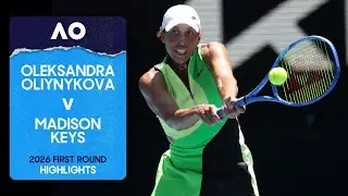 Oleksandra Oliynykova v Madison Keys Highlights | Australian Open 2026 First Round