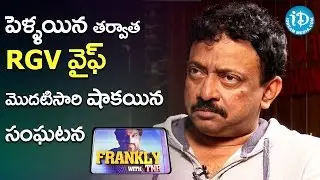 RGV About Shocking Incident With His Wife || RGV Interview || Frankly With TNR || Talking Movies
