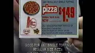 Winnipeg - Pizza Place gas coupon promo (1985)