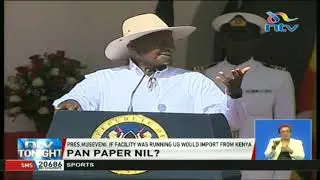 Museveni challenges Uhuru, wonders what happened to Webuye Pan Paper