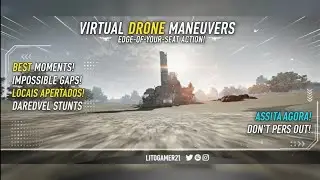 😎Manobras com um Drone Virtual🕹🕹- Evoluindo na Pilotagem #dronefpv #fpv #droneracing 