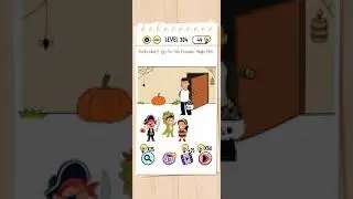 Brain Test Level 324 Kids don't go to his house help him - Gameplay Solution Walkthrough