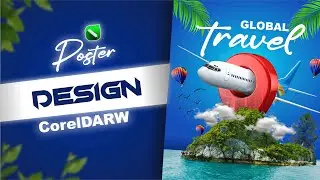 Как создать дизайн туристического флаера в CorelDRAW | шаг за шагом |