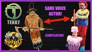 🎃EVERY Tekky Animatronic Voiced By Mark MacLean!👻Spirit Halloween/Tekky Animatronics! (2011-2024)