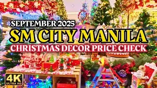 SM Manila Christmas Decor Price Check September 2025