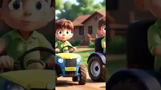 Fun Kids Song - Blue Tractor and Farm Animals | Educational Songs for Children #tractor