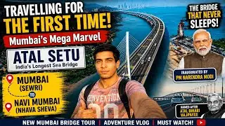 😱ME Going from My HomeTown MumbaiCity Through ATAL SETU,NEW MUMBAI PANVEL ,URAN, ALIBAGH🫡🤩🤯 #shorts 