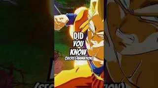 Did You Know? Dragon Ball Sparking Zero (Secret Animations) #sparkingzero