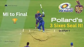 Qualifier 1 Thriller ! MI vs KKR  | Simmons & Hussey's Blazing Chase | Pollard&rsquo;s Hat-Trick SIXES 💣 |
