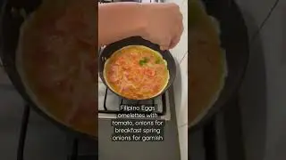 Filipino eggs omelette recipe #shorts