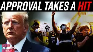 Trump's job approval dives amid civil unrest