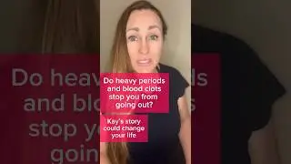 How to STOP heavy menstrual bleeding and clots in Perimenopause 🩸 #shorts