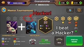 I BEAT a HACKER in MASTER Tournament??? | Castle Crush Tournament Gameplay