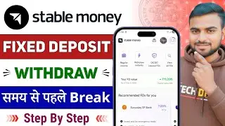 how to break fd in stable money ! how to withdraw money from stable money app ! premature withdraw