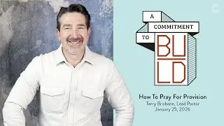 How To Pray For Provision | CornerstoneSF Online Service