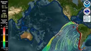 Ilustrasi Tsunami gempa Chili 1960