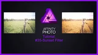 Affinity Designer Tutorial #35-Sunset Filter