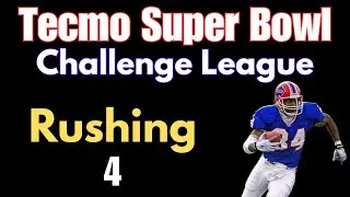 How Many Rushing Yards With Thurman Thomas - Episode 4 - Tecmo Super Bowl Challenge League - NES