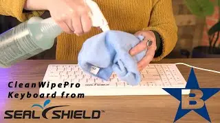 Product Demo with Seal Shield's CleanWipePro Keyboard