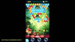 Angry Birds POP Bubble Shooter: Level 8: Walkthrough (3 STARS) HD