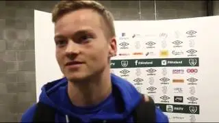 Republic of Ireland v Iceland - post-match interview - Aron Sigur&eth;arson (28/3/17)