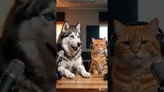 A post cast of dog and cat #Ai #shots