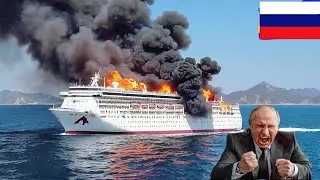 2 Minutes Ago! Ukrainian F-16s Sink a Russian Cruiser Carrying 900,000 Elite Russian Troops