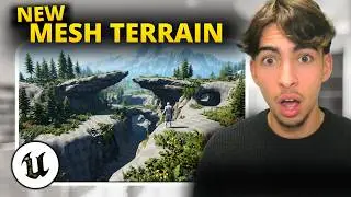 Unreal Engine's New Terrain System Changes EVERYTHING (UE5 Mesh Terrain)
