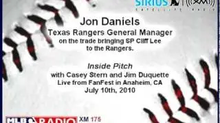 TEX GM Jon Daniels on Cliff Lee trade - 7/10/10 - MLB Network Radio