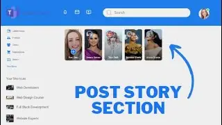 Websites Like Facebook Using HTML, CSS, And Javascript | Website Design Step By Step (Part 4)