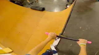 Riding Secret Indoor Halfpipe!