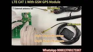 SIM7600E-L1C LTE CAT 1 MULTI-BAND LTE MODULE WITH T-BAR 4G ANTENNA AND GPS ANTENNA