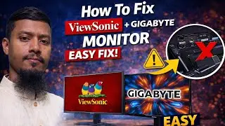 How To Fix Viewsonic + Gigabyte Monitor 2025 || Created by Afjal Hossain