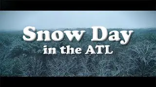 Snow Day in the ATL | DJI Phantom 4 Pro V2.0 Drone | Atlanta